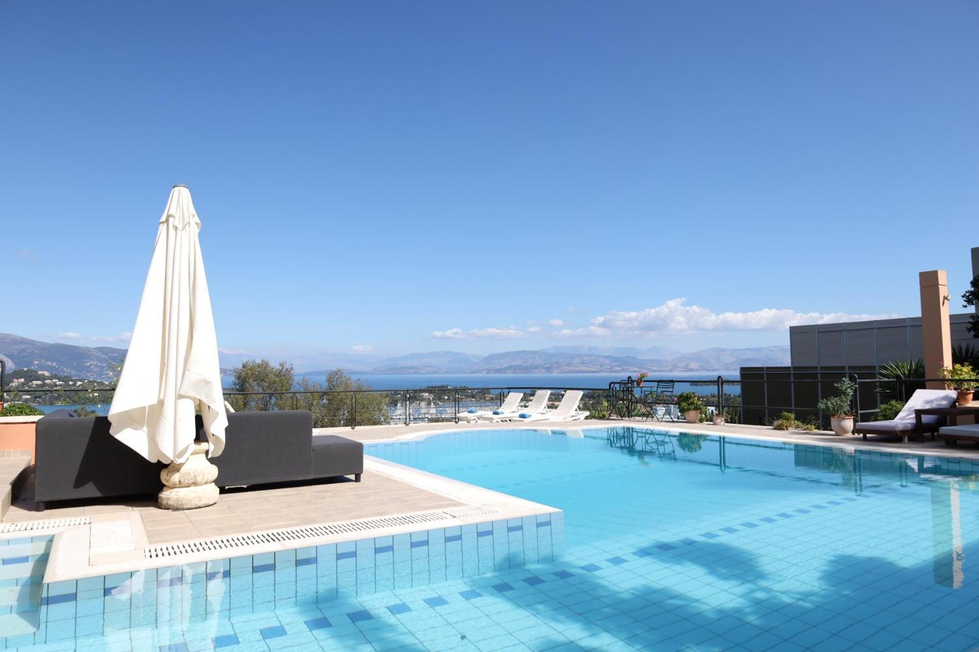Willa Casa T With Amazing Views In Corfu Kontokali Zewnętrze zdjęcie
